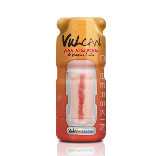 Vulcan Cyberskin - Ass Stroker & Warming Lube -  Light