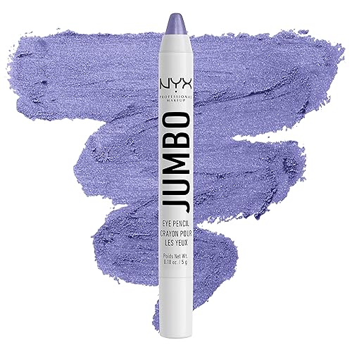 NYX PROFESSIONAL MAKEUP Jumbo Eye Pencil, Blendable Eyeshadow Stick & Eyeliner Pencil - Donut (Lilac) - 636 Donut (Lilac) - Eyelid Color