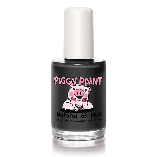 Piggy Paint | 100% Non-Toxic Girls Nail Polish | Safe, Cruelty-free, Vegan, & Low Odor for Kids | Sleepover - Sleepover - 1 Count (Pack of 1)