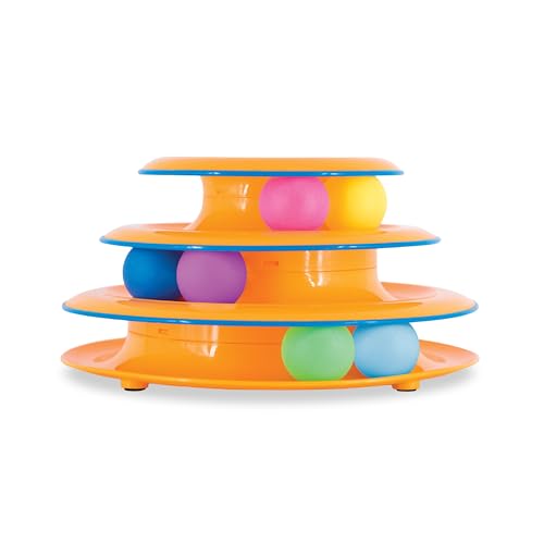 Catstages Tower of Tracks Interactive 3-Tier Cat Toy - Tower Of Tracks
