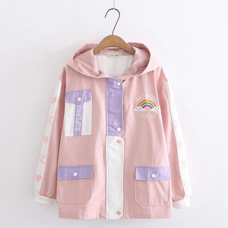 Rainbow Squad Jacket | Pink