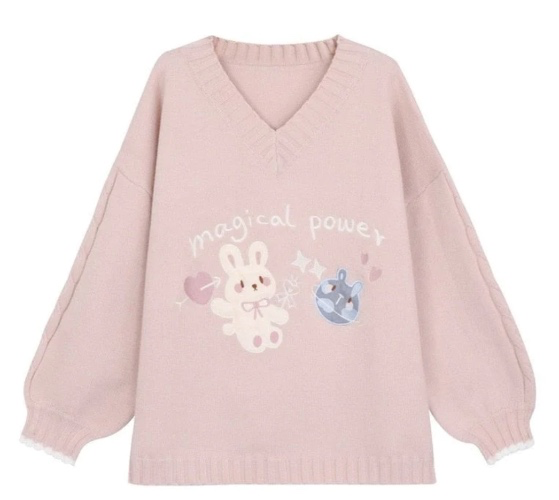 Magical Power Bunny Crewneck | M