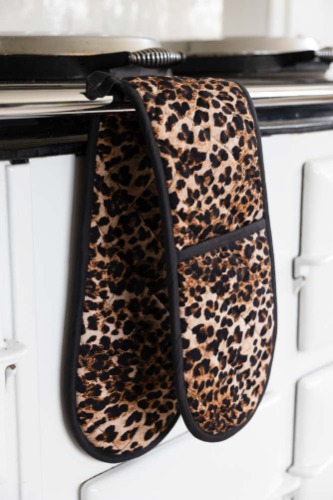 Leopard Print Oven Gloves