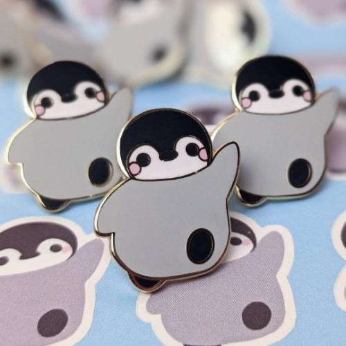 Cute Penguin "Pejoy" Enamel Pin