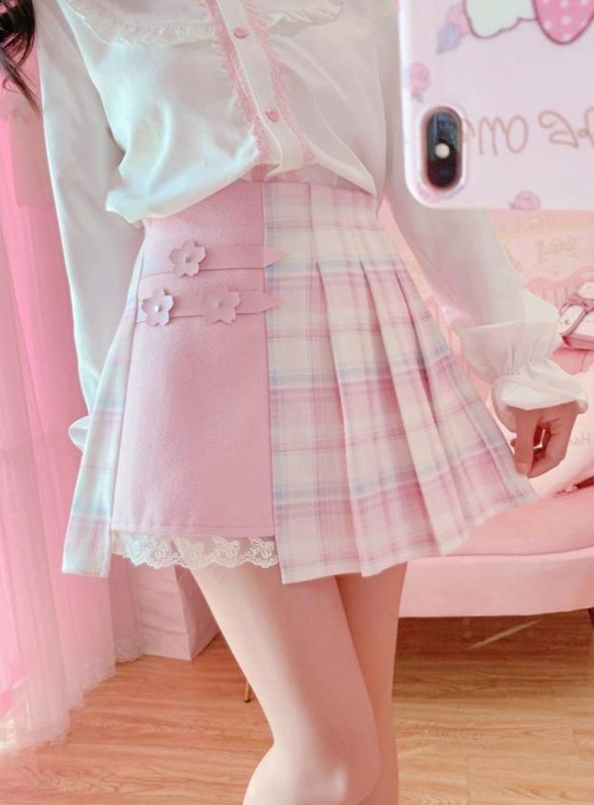 Patchwork Skirt for a Flower Princess - L