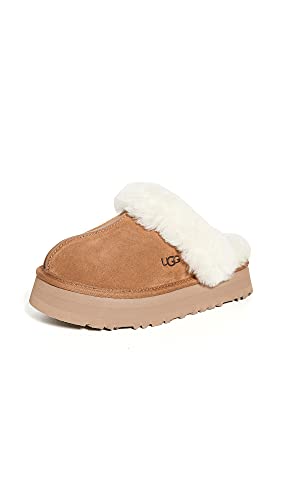 UGG Women's Disquette Slipper - 6 - Chestnut