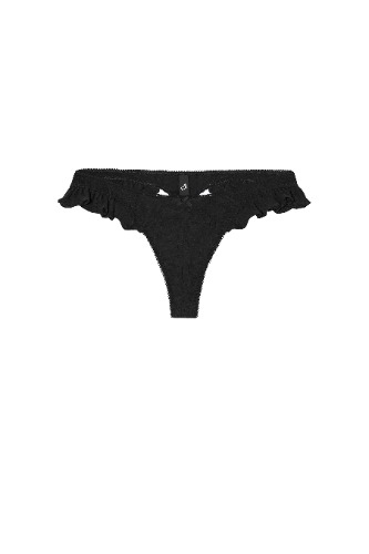 The Butterfly Thong Black | S