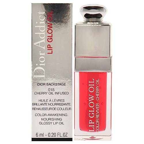 Dior Addict Lip Glow Oil 015 Cherry - Clear - 6 ml (Pack of 1)