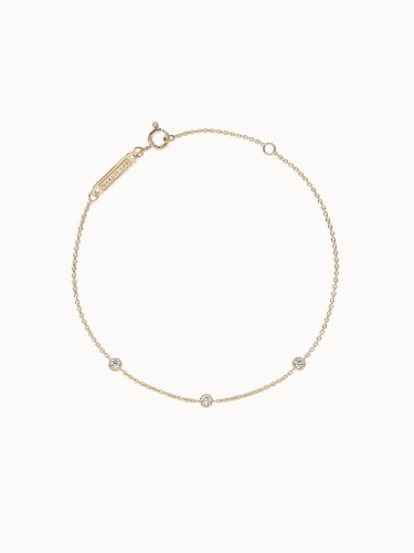 Iconic Trio Diamond Bracelet - Yellow Gold