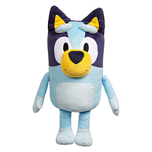 Bluey 18" Stuffed Animal - Playtime & Naptime Companion, Jumbo Size, Soft Deluxe Materials - Huggable Cuddles Best Friend (13010) - Bluey Jumbo Plush