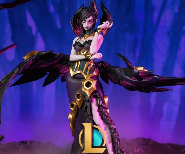 League of Legends Morgana Unlocked Statue