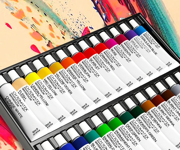 CHROMATEK Watercolor Paint Set