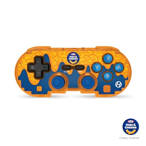 Hyperkin Limited Edition Official Mac & Cheese Pixel Art Bluetooth Controller - Officially Licensed - For Nintendo Switch®, PC, Mac®, Android®, iOS® (Cheesy Overload)