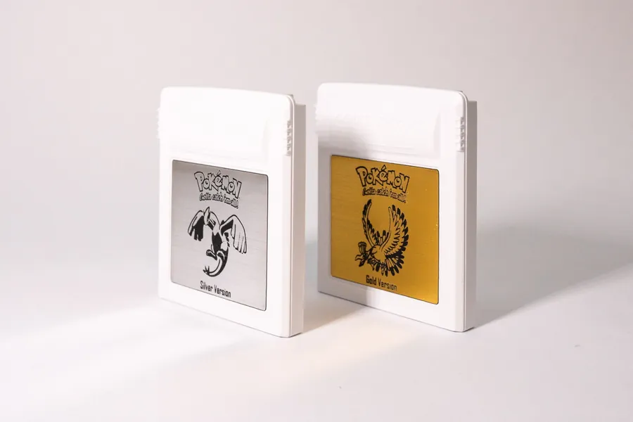 Laser Engraved Gameboy Cartridge Stickers