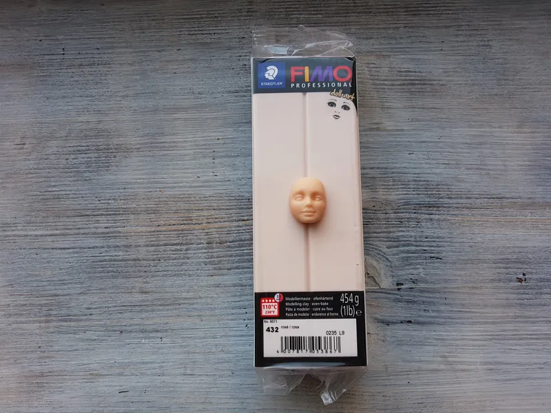 FIMO Professional Doll Art, Rose, Nr. 432, polymer clay, 454g (1lb), Oven-hardening polymer modeling clay for dolls by STAEDTLER