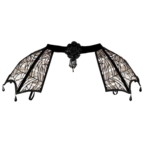 SPIDERWEB PANNIER BELT (NUDE)