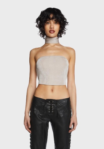 Choker Halter Neck Tube Top