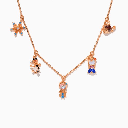Disney Frozen Necklace | Rose Gold