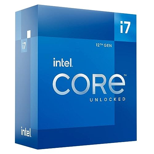 Intel Core i7-12700K Gaming Desktop Processor with Integrated Graphics and 12 (8P+4E) Cores up to 5.0 GHz Unlocked LGA1700 600 Series Chipset 125W - i7-12700K