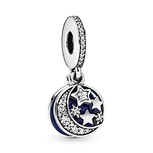 Pandora Passions Moon and Star Charms - Dangle