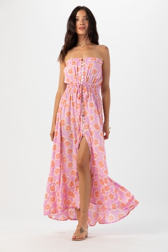 Ryden Maxi Dress | Lanai Floral Violet / One Size