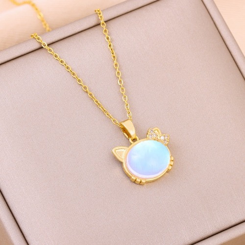 Opal Kitty Necklace