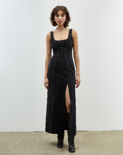On Tap Midi Dress - Evening Black | 26