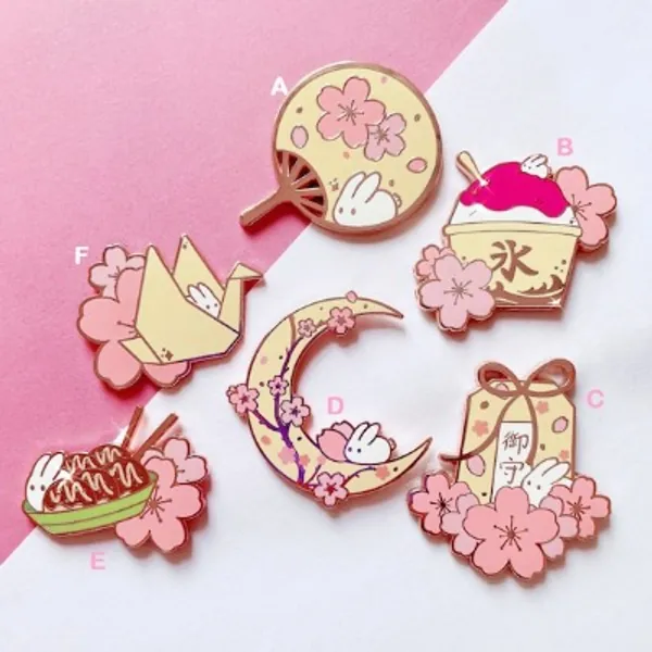 Moon Bunny Sakura  Kakegori takoyaki  Pai Pai  Origami  | Etsy