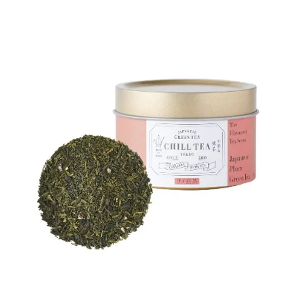 Japanse “Ume” Groene thee met pruim van CHILL TEA Tokyo - 100% Japanse Groene thee met rijke fruitsmaak (30g losse thee)