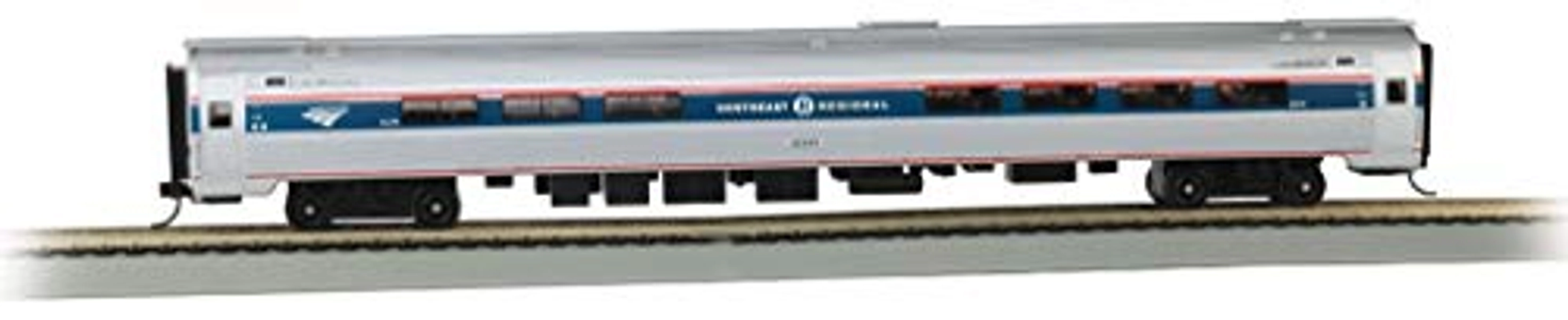 Bachmann Trains - 85' Budd Amtrak AMFLEET - I CAFÉ CAR - Northeast Regional Phase VI #43344 - HO Scale