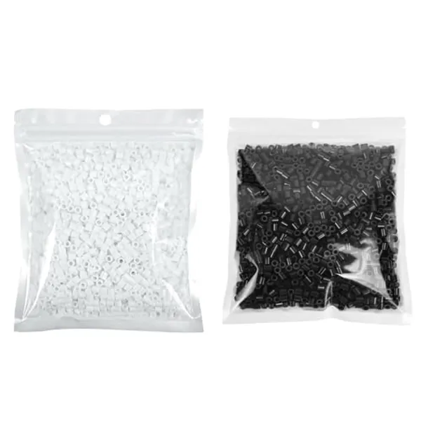 2000Black Beads and 2000White Beads