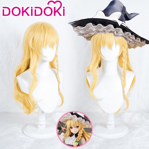 DokiDoki Anime TouHou Project Kirisame Marisa Wig TouHou Project Wig Kirisame Marisa Wig Long Wig