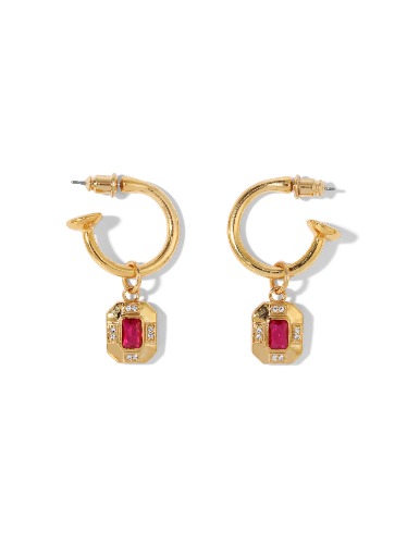 The Emma Ruby Earrings | Ruby / Charms / One Size