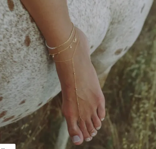Marigold Foot Chain