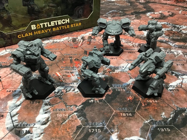 BattleTech: Miniature Force Pack - Clan Heavy Battle Star
