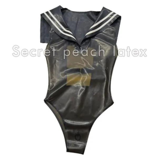 See through school seifuku from latex 