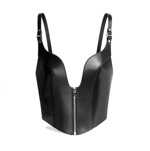 Leather CORSET "ARIA" BLACK