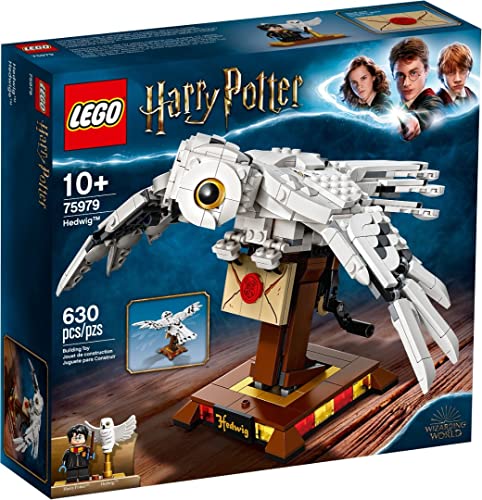 LEGO 75979 Harry Potter Hedwig, Bauspielzeug mit beweglichen Flügeln, Sammlermodell