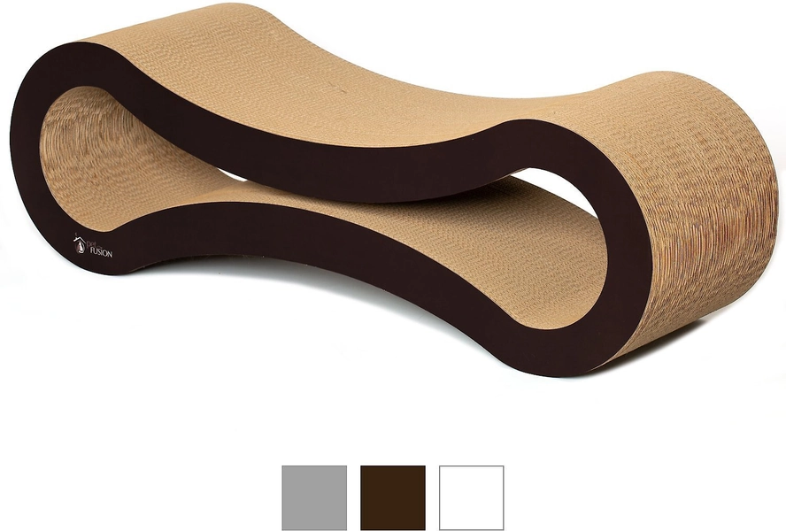 PetFusion Ultimate Cat Scratcher Lounge Toy with Catnip
