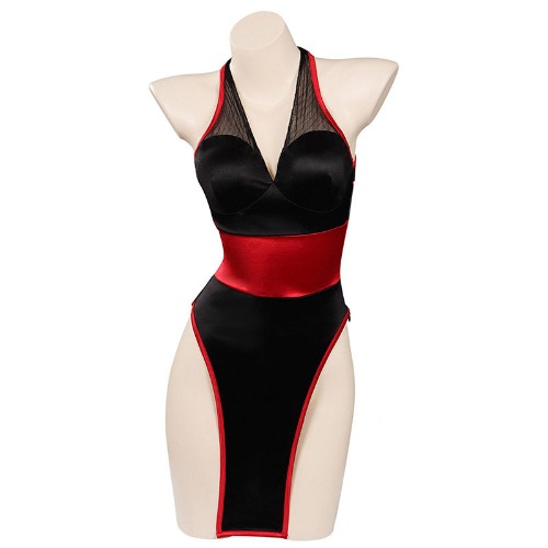Naruto: Iron Fan Swimsuit - Black / M