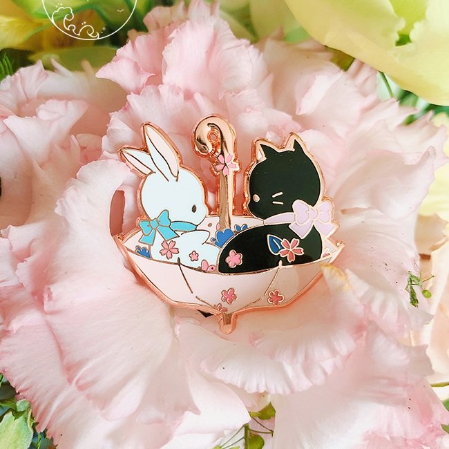 Umbrella Buddies Pin — califlair