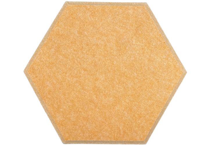 Peach Felt Acoustic Panels - 12 Pack - Eco Friendly Sound Absorption
