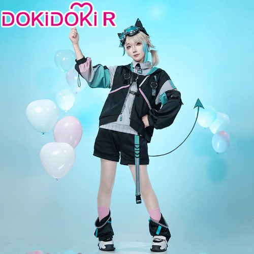 【In Stock】DokiDoki-R Cosplay Vtuber AZA Cosplay Costume NIJISANJI | L