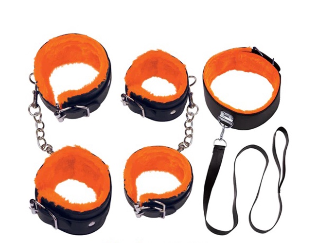 Icon Brands Orange Is the New Black Restrain Yourself Kit -  Black/orange