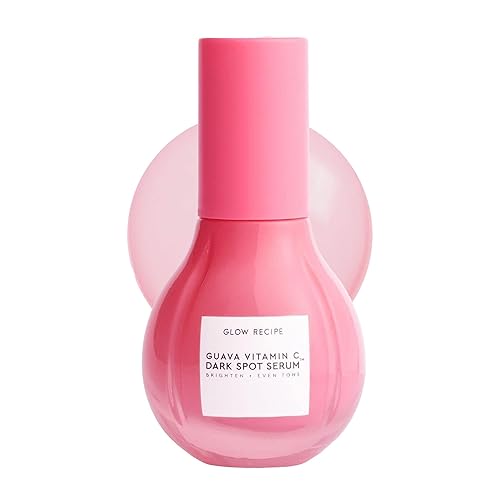 Glow Recipe Guava Vitamin C Face Serum - Dark Spot Korean Brightening Serum for Face with Tranexamic, Ferulic Acid & Vitamin E for Even Tone & Glowing Skin - Stable Vitamin C Skin Care (30ml)