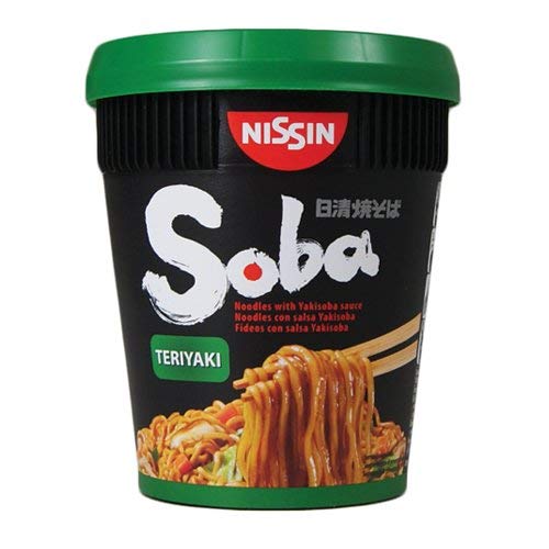 Nissin Soba Teriyaki smakgryta nudlar – 8 koppar
