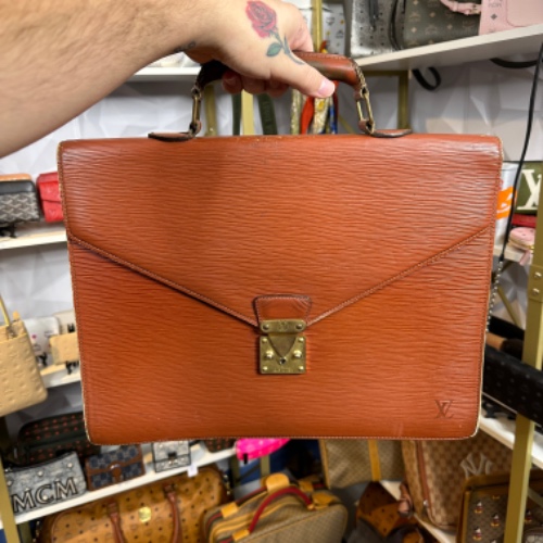Louis Vuitton Tan Epi Briefcase