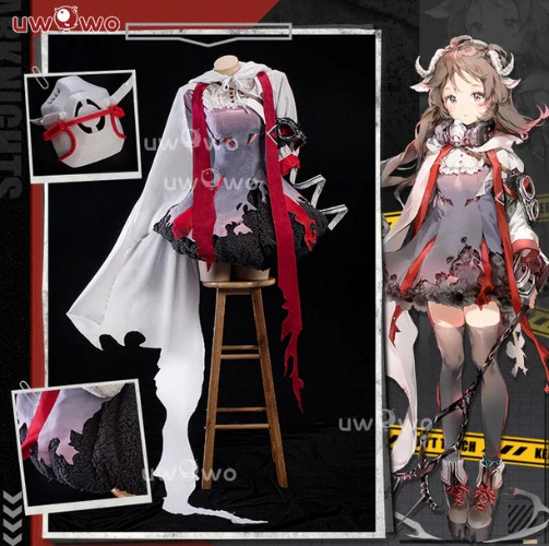 Uwowo Game Arknights Eyjafjalla Sheep Cosplay
