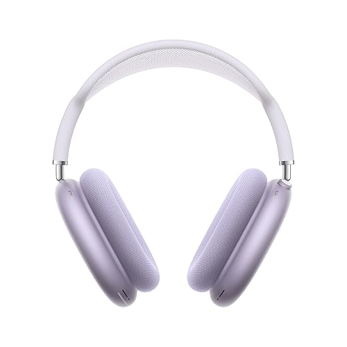 Apple AirPods Max Wireless Over-Ear Headphones, Pro-Level Active Noise Cancellation, Transparency Mode, Personalised Spatial Audio, USB-C Charging, Bluetooth Headphones for iPhone, Purple ​​​​​​​ - Purple - USB-C