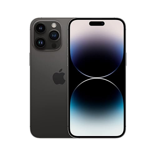 Apple iPhone 14 Pro Max, 128GB, Space Black - Unlocked (Renewed) - Space Black - 128GB